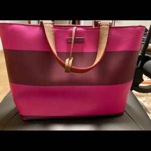 Kate Spade Color block pink and purple bag